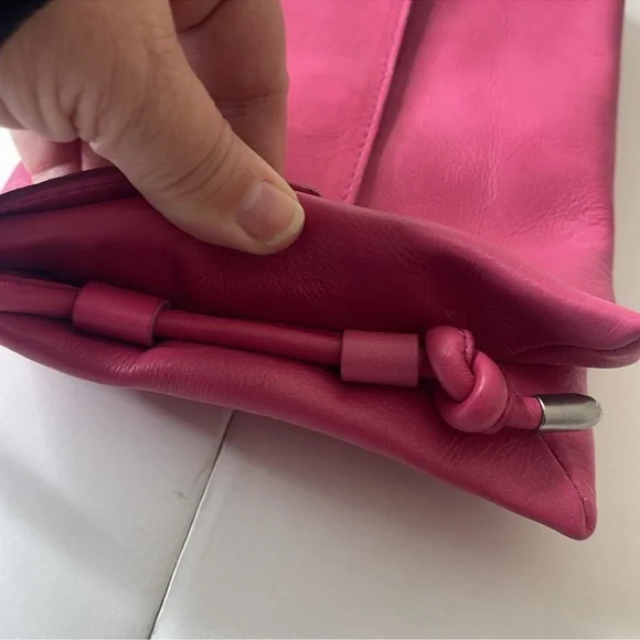 Free People Nicola Crossbody Leather Bag Pink - Picture 8 of 15